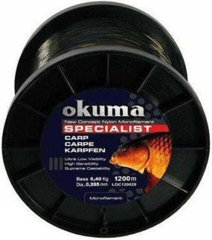 Okuma Carp Misina 1200m 0,340mm Kamuflaj 2 Ton Renk