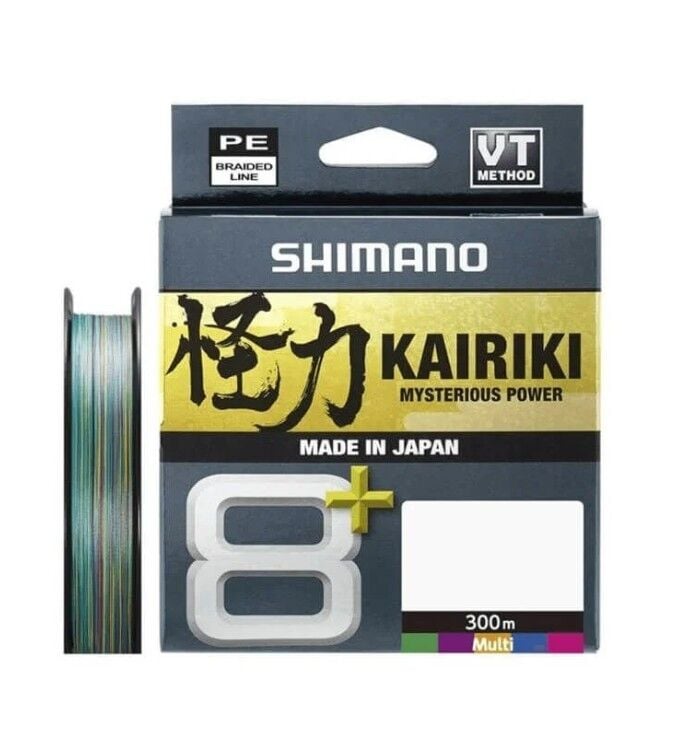 Shimano Kairiki + 8x 300 Mt Multi Color İp Misina
