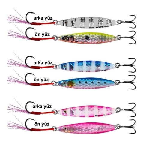 Effe Çift Taraflı 3 Lü Jig Seti
