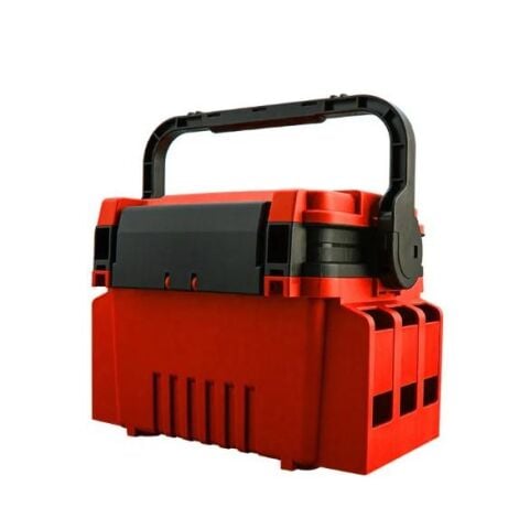 Shufa Çift Katlı Ekstra Dayanıklı Profesyonel Balıkçı Kutu Çanta 12L- Kırmızı