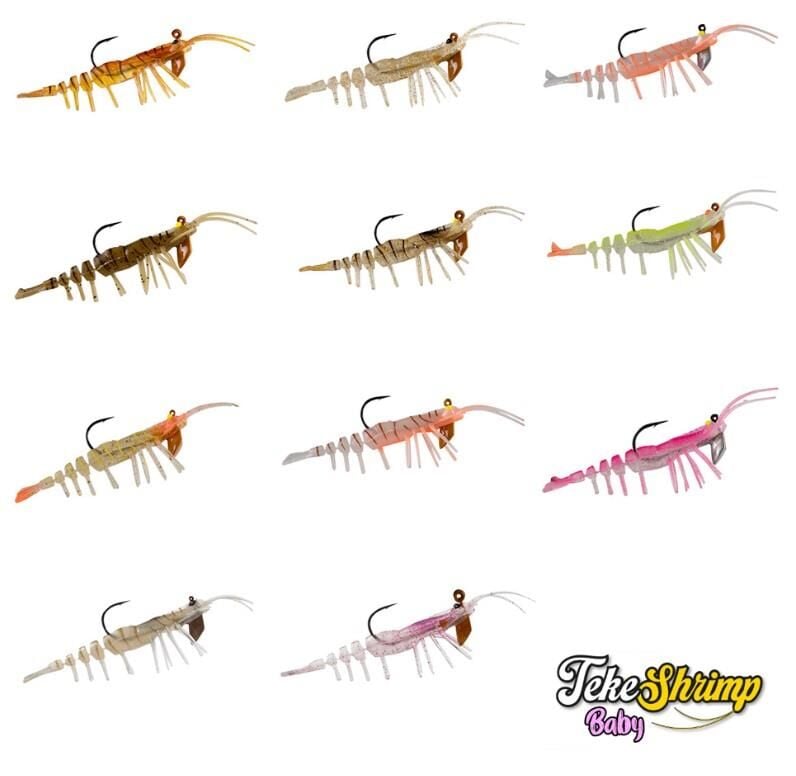 Hanfish Teke Baby Shrimp 5.5 cm 3.8 gr Silikon Karides