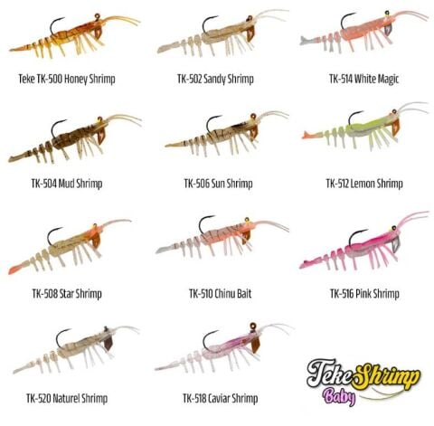 Hanfish Teke Baby Shrimp 5.5 cm 3.8 gr Silikon Karides