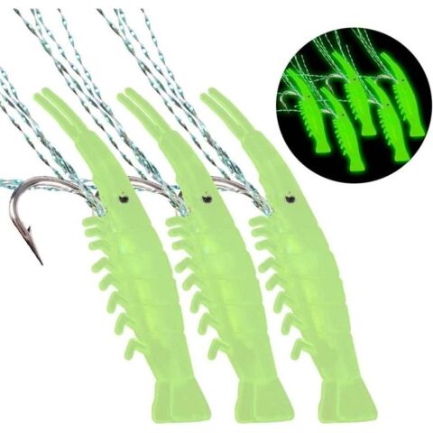 Sea Horse 5 İğneli Luma Glow Karides Çapari