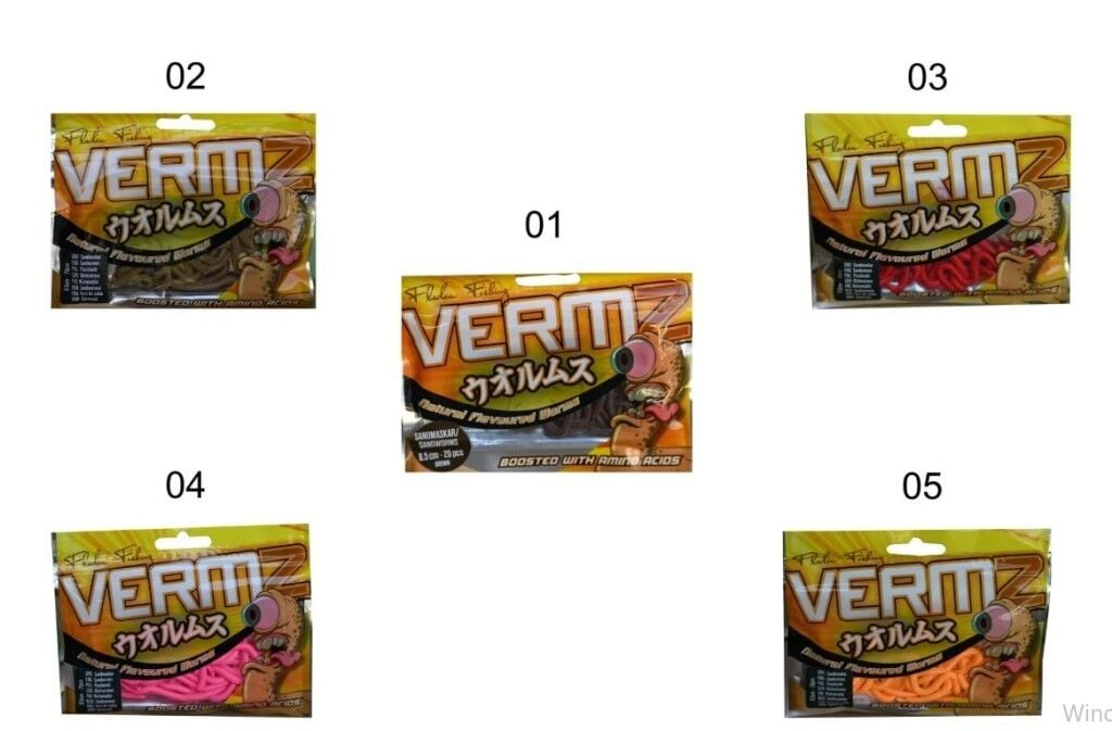 Fladen Vermz 8.5 cm Kum Solucanı 20'li Paket