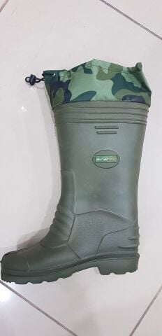 Akınalbella Haki Yeşil Su Geçirmez Erkek Çizme