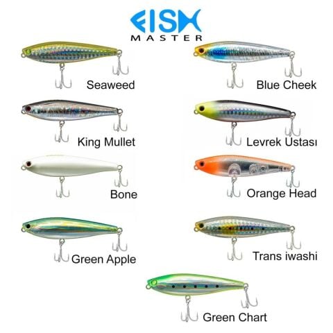 Fish Master Kaizen 85mm 7.5gr Su Üstü Maket Yem