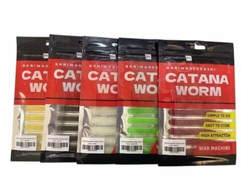 NaniwaOsakaShi Catana Worm 8cm Suni Yem