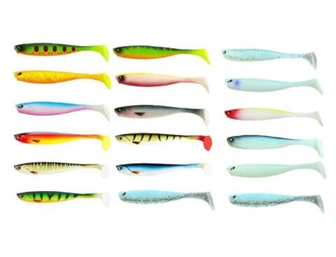 Lucky John Basara 3D Soft Swim 3.5'' 8.89cm 6 P Silikon Yem