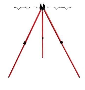 Oskar Üç Ayaklı Kamış Dayama Sehpası (Tripod) KIRMIZI