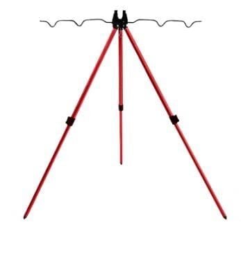 Oskar Üç Ayaklı Kamış Dayama Sehpası (Tripod) KIRMIZI