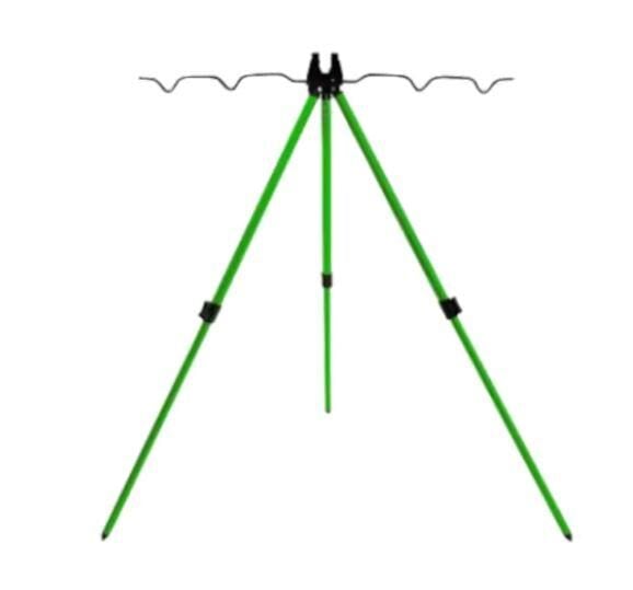 Oskar Üç Ayaklı Kamış Dayama Sehpası (Tripod) Yeşil