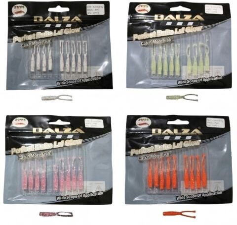Balza Perfect Baits Lrf Glow 4.2 cm Silikon Yem (10lu Paket)