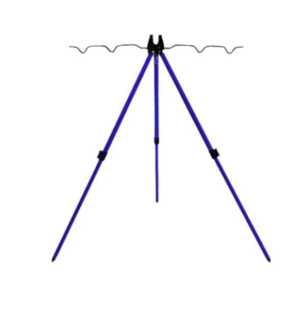 Oskar Üç Ayaklı Kamış Dayama Sehpası (Tripod) MAVİ