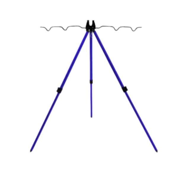 Oskar Üç Ayaklı Kamış Dayama Sehpası (Tripod) MAVİ