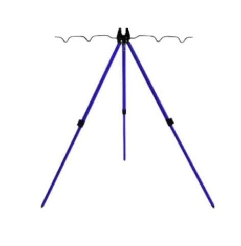 Oskar Üç Ayaklı Kamış Dayama Sehpası (Tripod) MAVİ