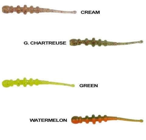 Ryuji Tipsy Worm 5.8cm Silikon Yem (12 Adet)