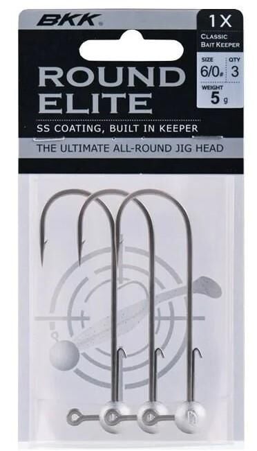 BKK Round Elite-Classic Bait Keeper Jighead