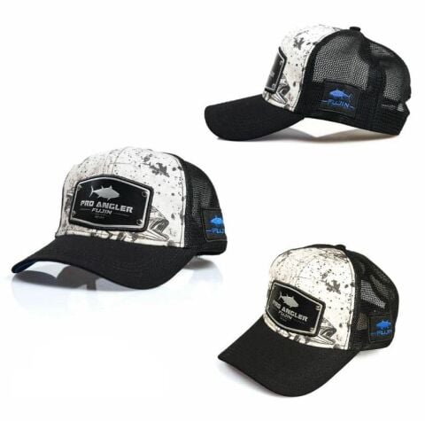 Fujin Pro Angler Black Fish Şapka
