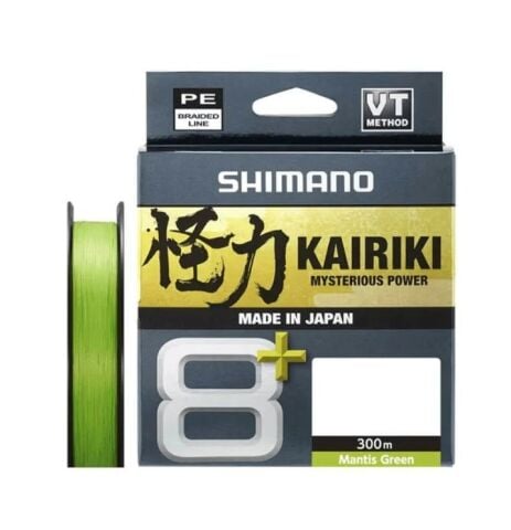 Shimano Kairiki + 8x 300 Mt Mantis Green İp Misina