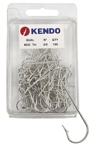 Kendo 8033 Tin 2/0 100 Adet Olta İğnesi