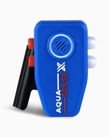 AquaSense X  Işıklı ve Sesli Balık Alarmı MAVİ
