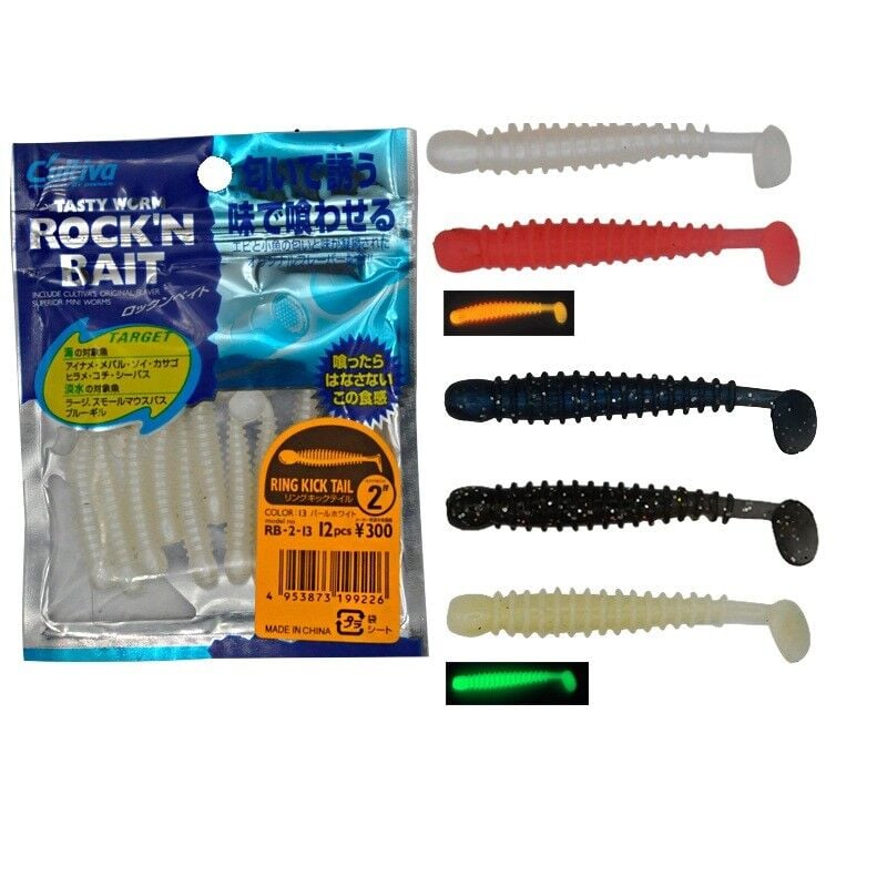 Cultiva 82906 Ring Kick Tail  5 cm Lrf Silikonu