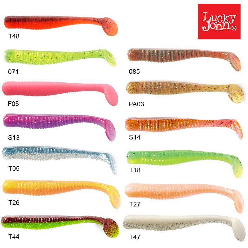 Lucky John Long John 3.1'' 7.87 cm 8P Silikon Yem
