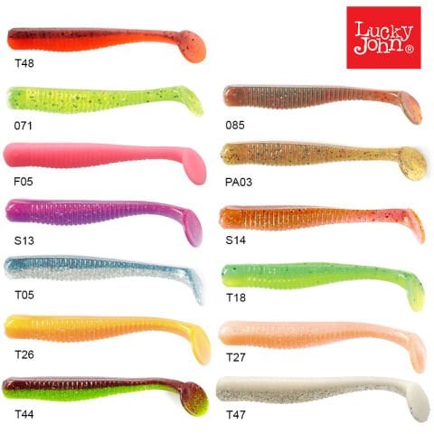 Lucky John Long John 3.1'' 7.87 cm 8P Silikon Yem