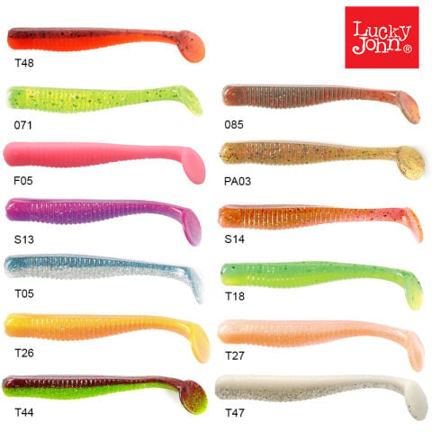 Lucky John Long John 3.1'' 7.87 cm 8P Silikon Yem