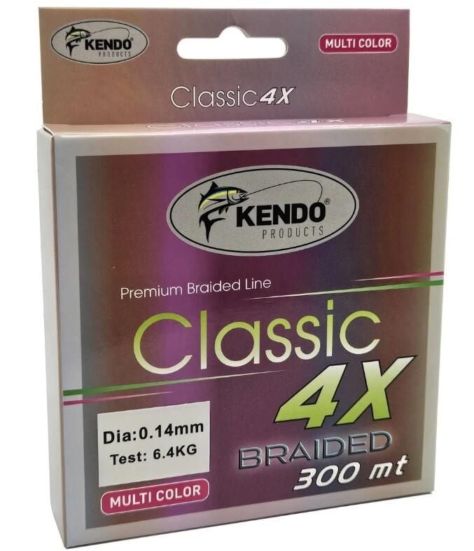 Kendo Classic 4X 300m Multicolor Örgü İp Misina