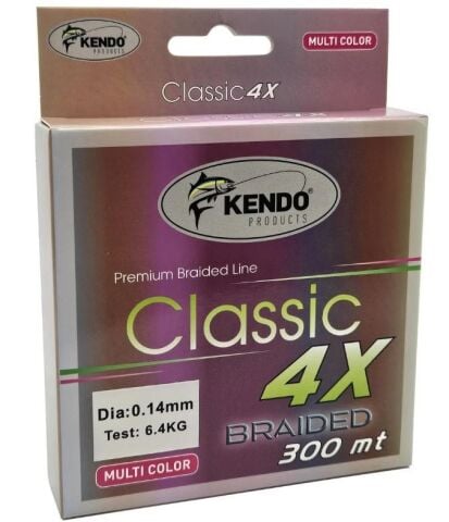 Kendo Classic 4X 300m Multicolor Örgü İp Misina