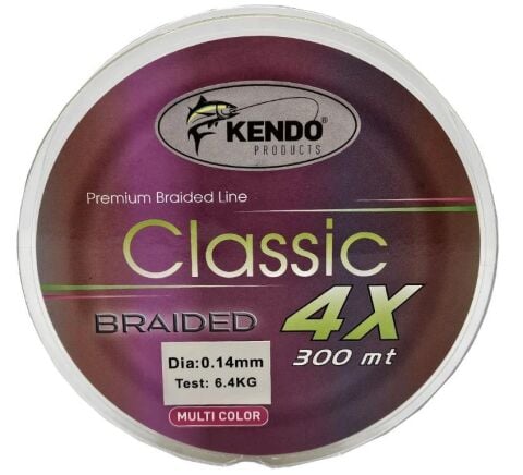 Kendo Classic 4X 300m Multicolor Örgü İp Misina