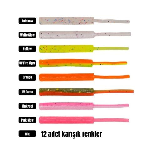Effe Baby Worm 5.2 cm Lrf Silikonu