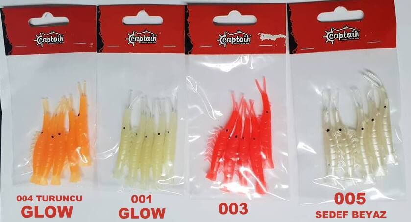 Captain Soft Shrimp Lrf Silikon 6cm