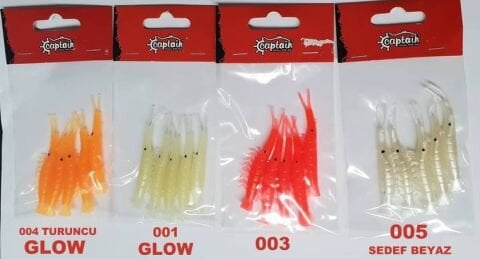 Captain Soft Shrimp Lrf Silikon 6cm