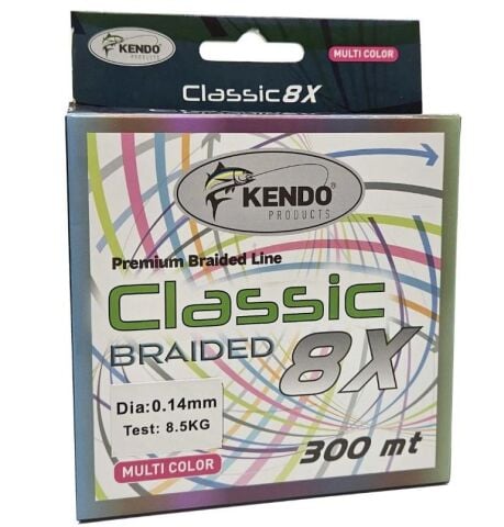 Kendo Classic 8X 300m Multicolor Örgü İp