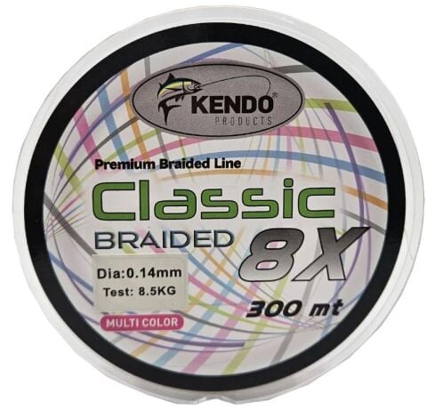 Kendo Classic 8X 300m Multicolor Örgü İp