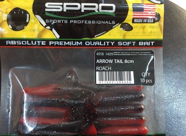 Spro Arrow Tail 8 cm Roach 1/10 Silikon Yem