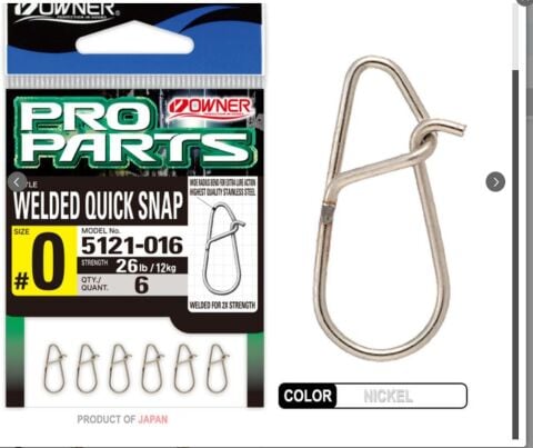 Owner 5121 Welded Quıck Snap