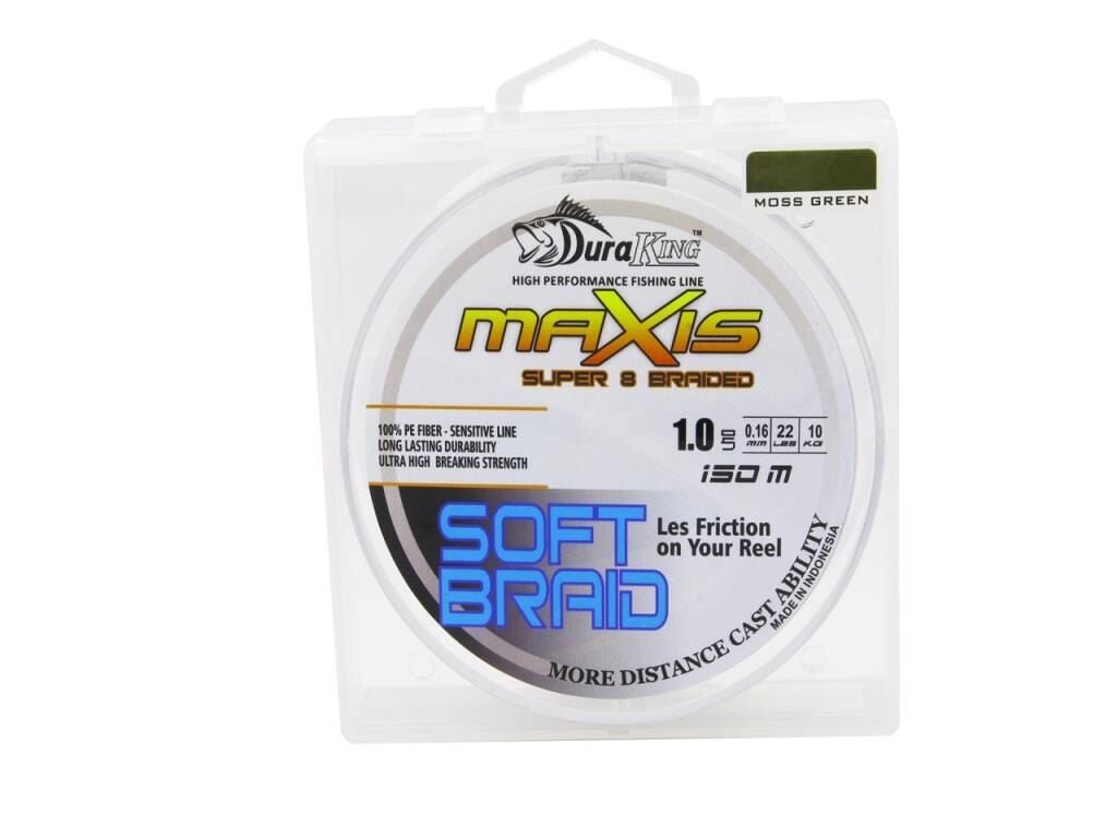 Duraking Maxis S.Soft 8x 150mt İp Misina (Moss Green)