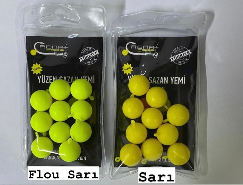 Yüzen Sazan Yemi 15mm (10'lu Paket)