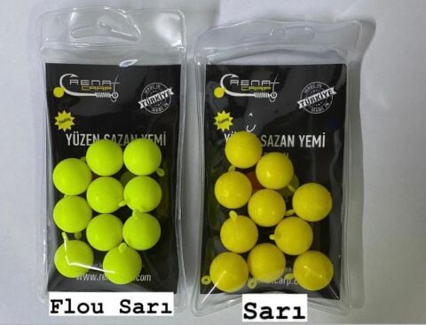 Yüzen Sazan Yemi 15mm (10'lu Paket)