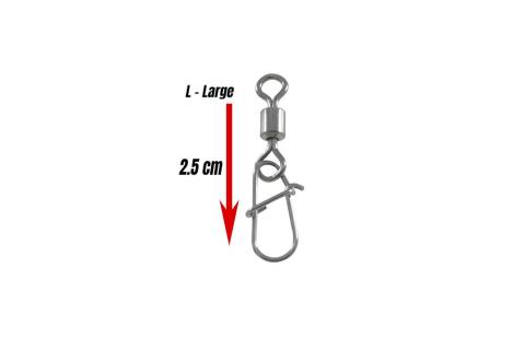 Fujin Roll Snap #L  17.8kg Çekerli Klips