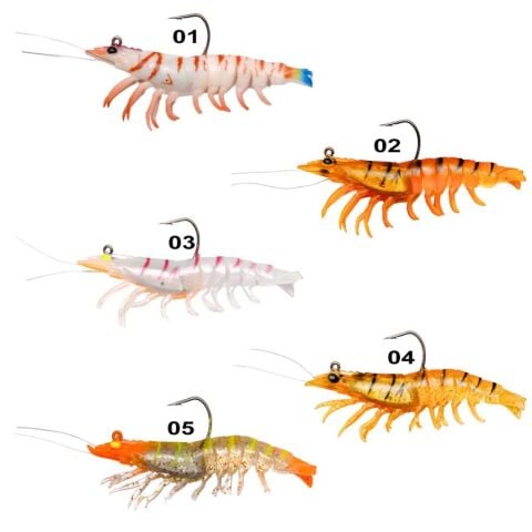 Ryuji Real Shrimp 7.6cm 12 gr Silikon Yem