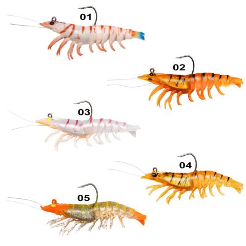 Ryuji Real Shrimp 7.6cm 12 gr Silikon Yem