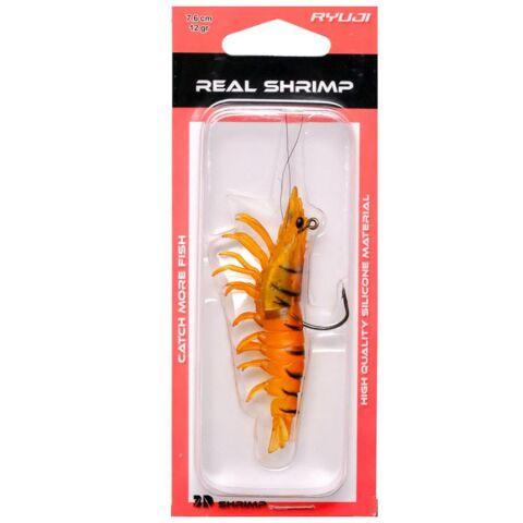 Ryuji Real Shrimp 7.6cm 12 gr Silikon Yem