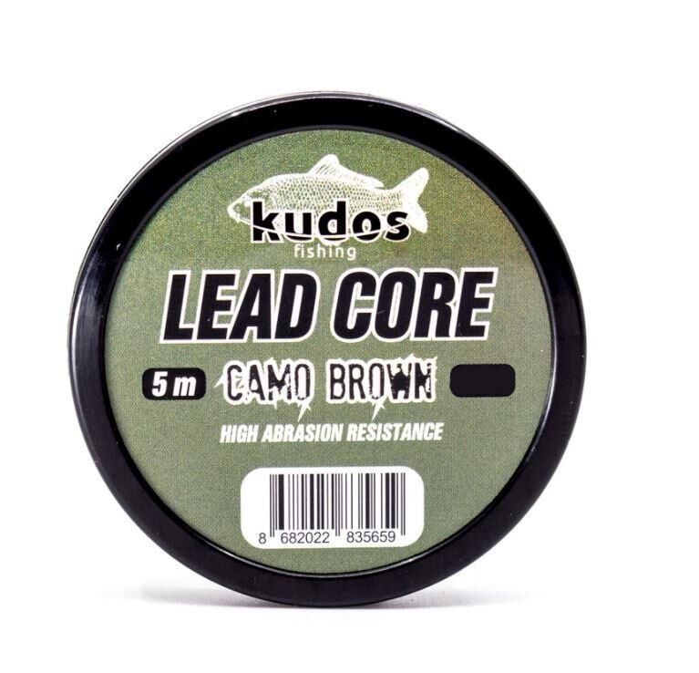 Kudos Lead Core Camo Brown 5m