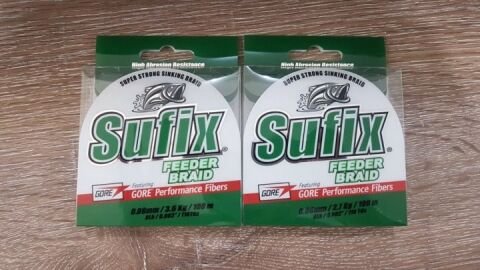 Sufix Feeder Braid 0.08mm 100mt Olive Green