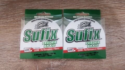 Sufix Feeder Braid 0.08mm 100mt Olive Green