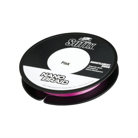 Sufix Nanobraid Pink 0.06mm 100mt